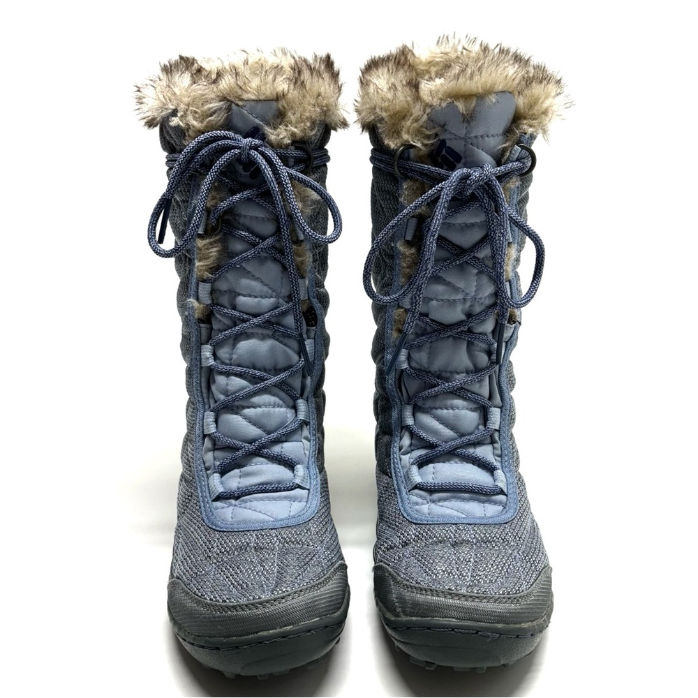 Columbia Gray Winter Boots with Faux Fur Trim - Picture 4 of 16